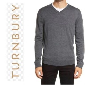 Turnbury extra fine‎ merino wool layering sweater L